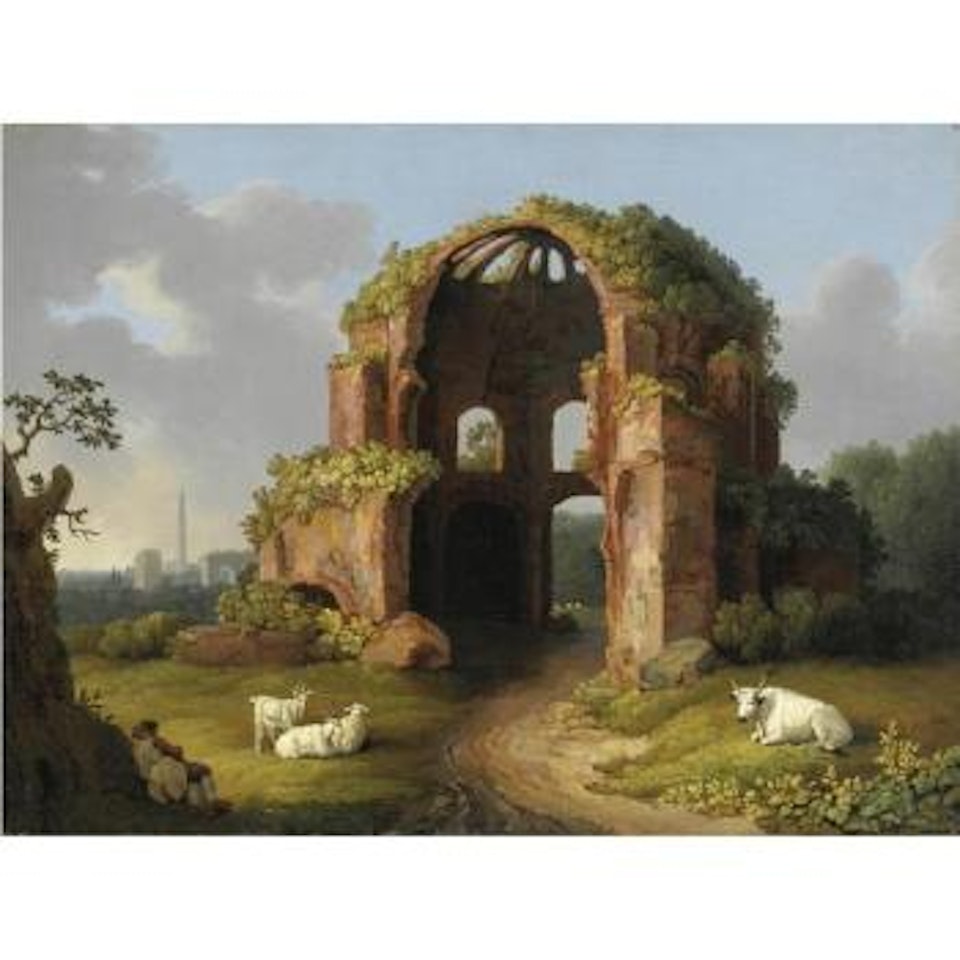 Veduta Del Tempio Di Minerva Medica by Jacob Philipp Hackert