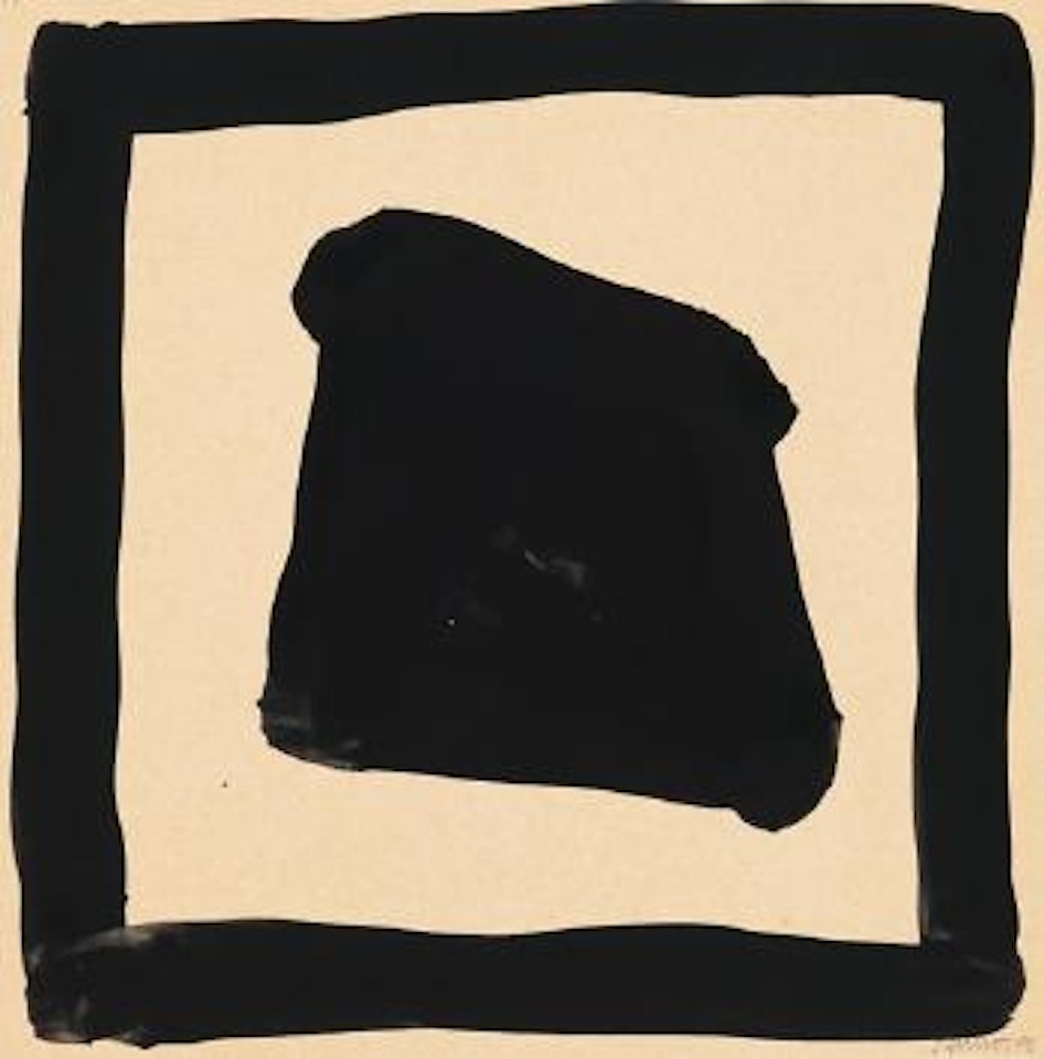 Black Gouache by Sol LeWitt