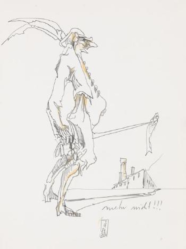 mehr nicht !!! by Horst Janssen