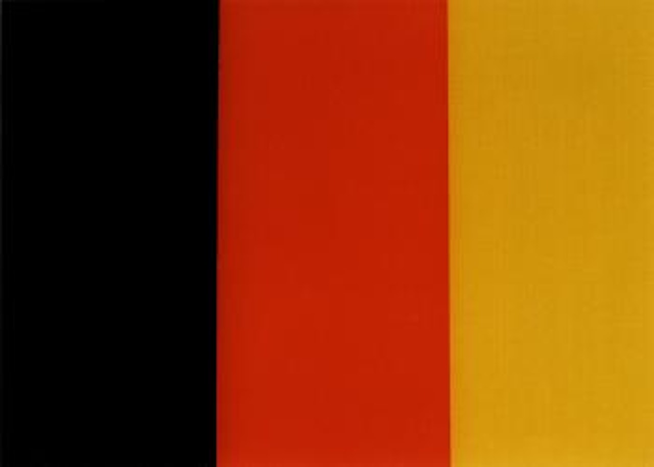 Schwarz, Rot, Gold II by Gerhard Richter