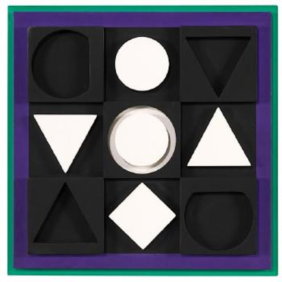 Caribe Negatif by Victor Vasarely
