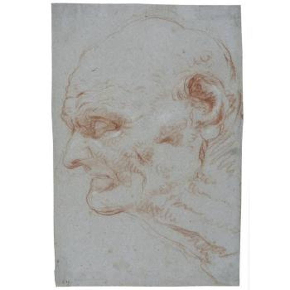 Head Of Seneca In Profile, Looking To The Left by Giovanni Battista Tiepolo