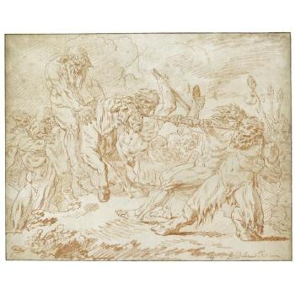 A Bacchanal by Louis-Félix de la Rue