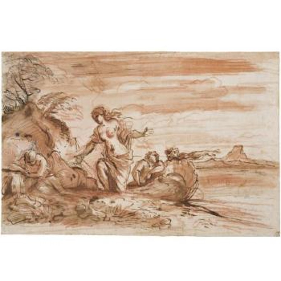 Venus Rescuing Aeneas by Pier Francesco Mola
