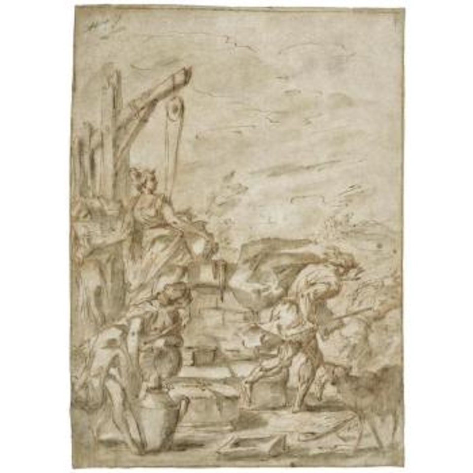 Moses And The Daughters Of Jethro by Gaspare Diziani