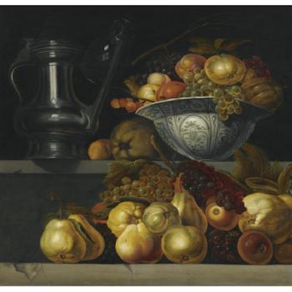 Still Life With Fruit And A Chinese Wan-li Dish by Jan Davidsz de Heem