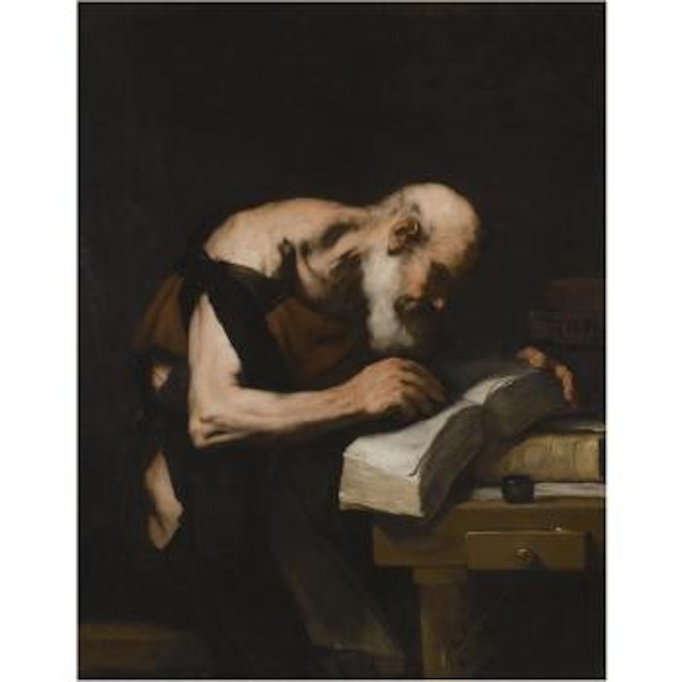 A Philosopher Writing by Circle of Luca Giordano