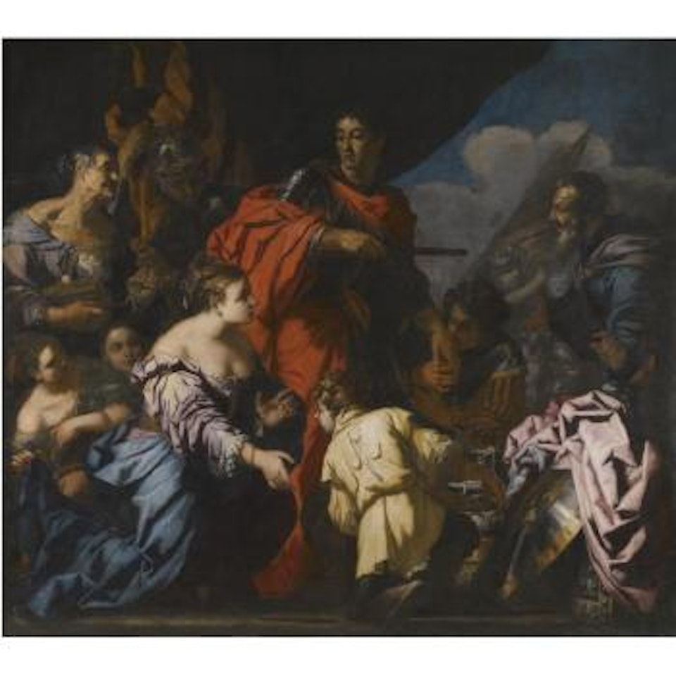The Family Of Darius Before Alexander by Antonio Zanchi