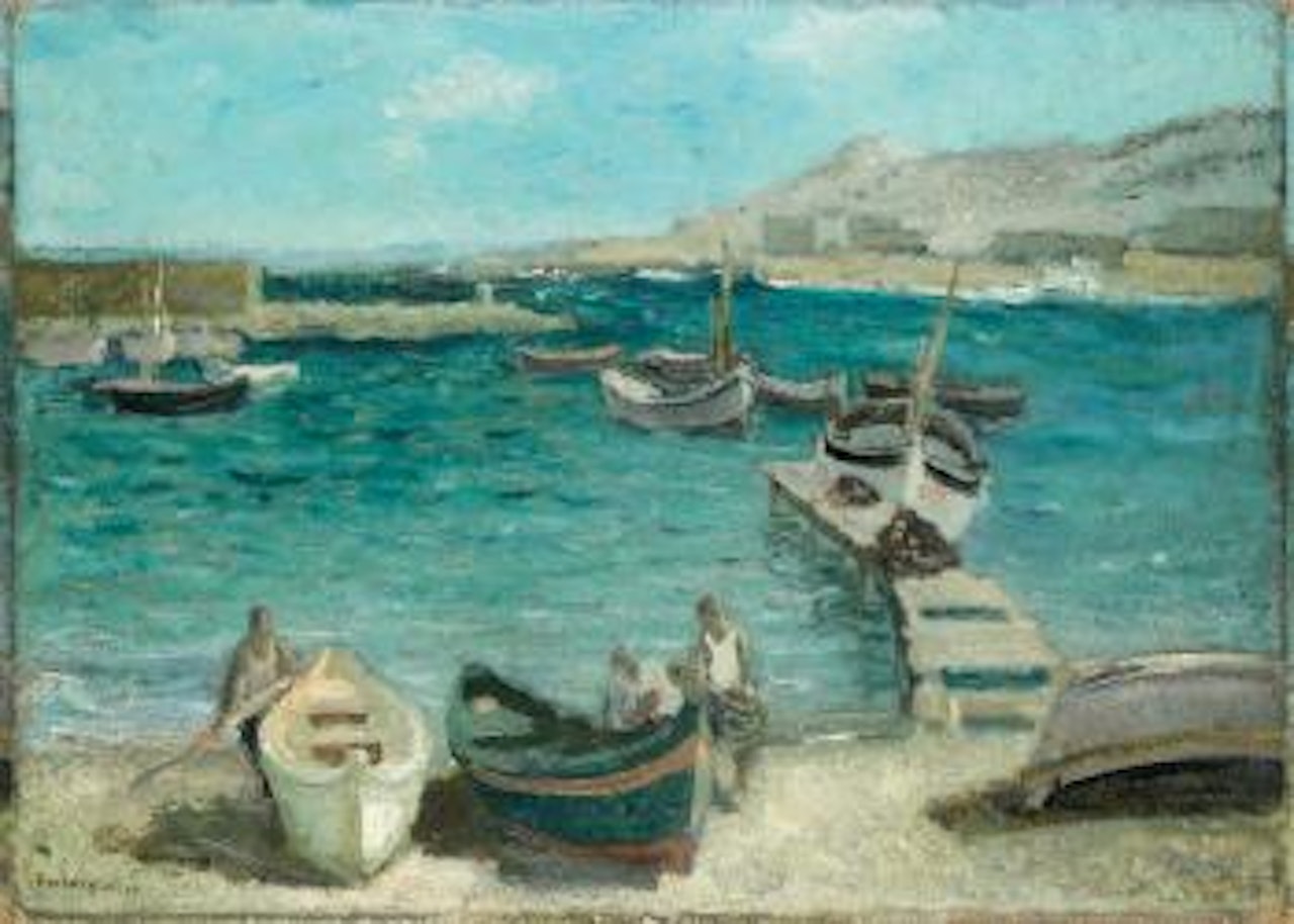 Port de pêche, les Gudes by Maurice Brianchon