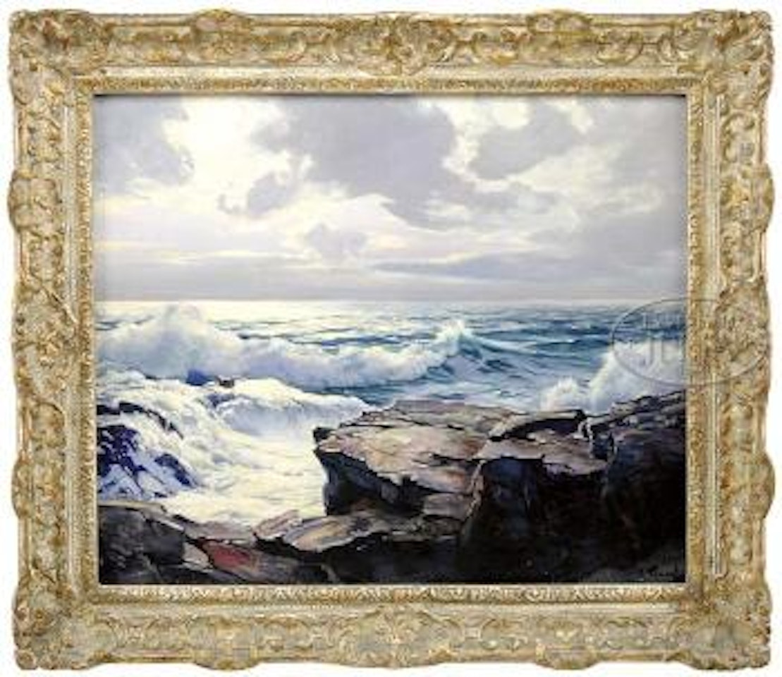 Sunlit surf by Frederick Judd Waugh