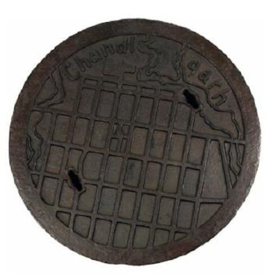 Plaque de regard de canalisation by Le Corbusier by Pierre Jeanneret