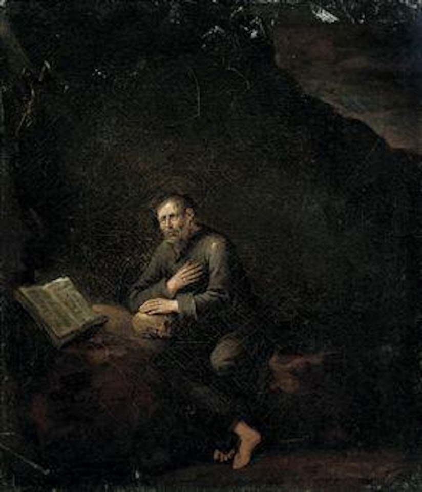 Saint Jerome in the wilderness by Egbert van Heemskerk III
