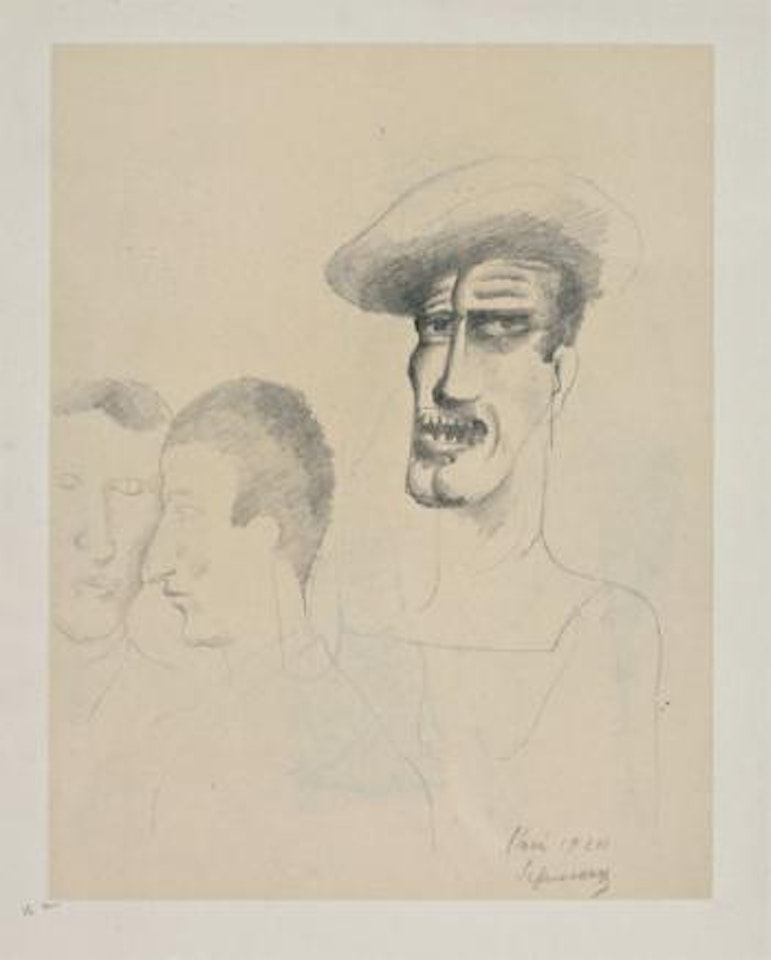 Homme au beret by Roger de la Fresnaye