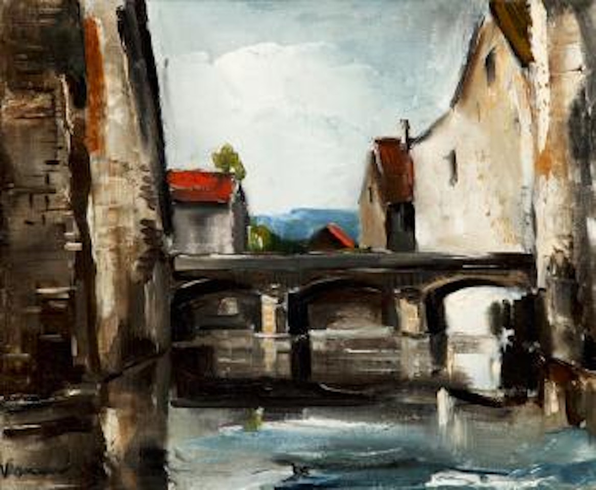 L'epse à Chaumont by Maurice de Vlaminck