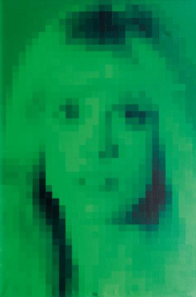 Portrait de Michèle Yvaral (Vasarely) by Jean-Pierre Yvaral