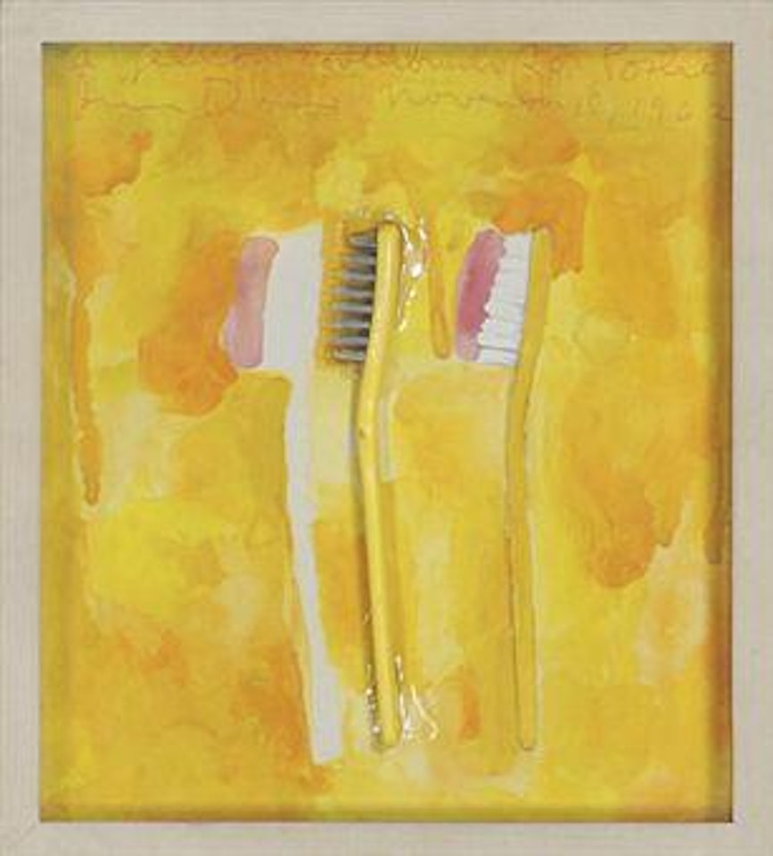 A Yellow Toothbrush by Jim Dine