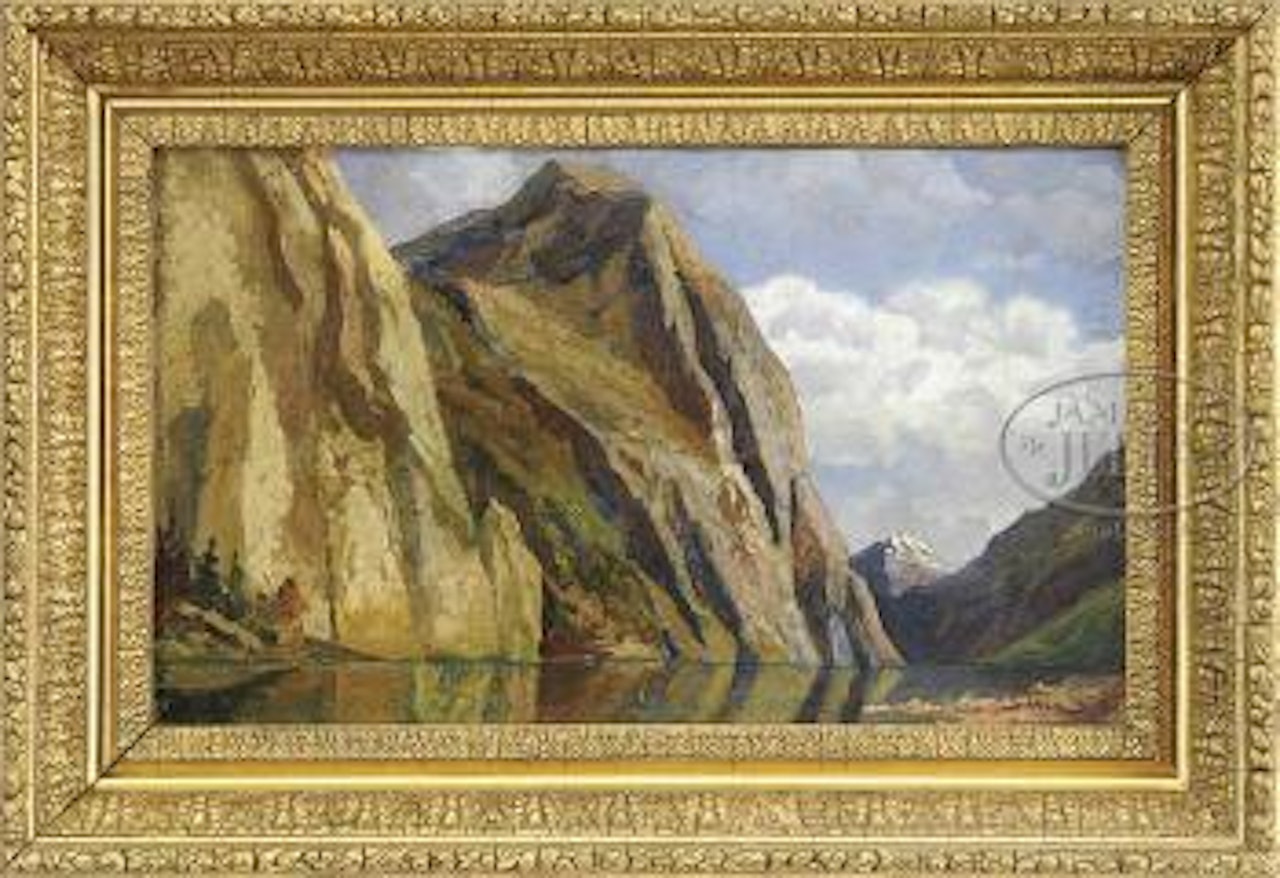Western mountain lake by John Fery