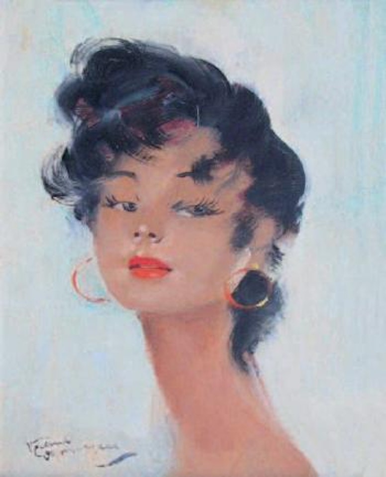 Portrait de Vali by Jean Gabriel Domergue