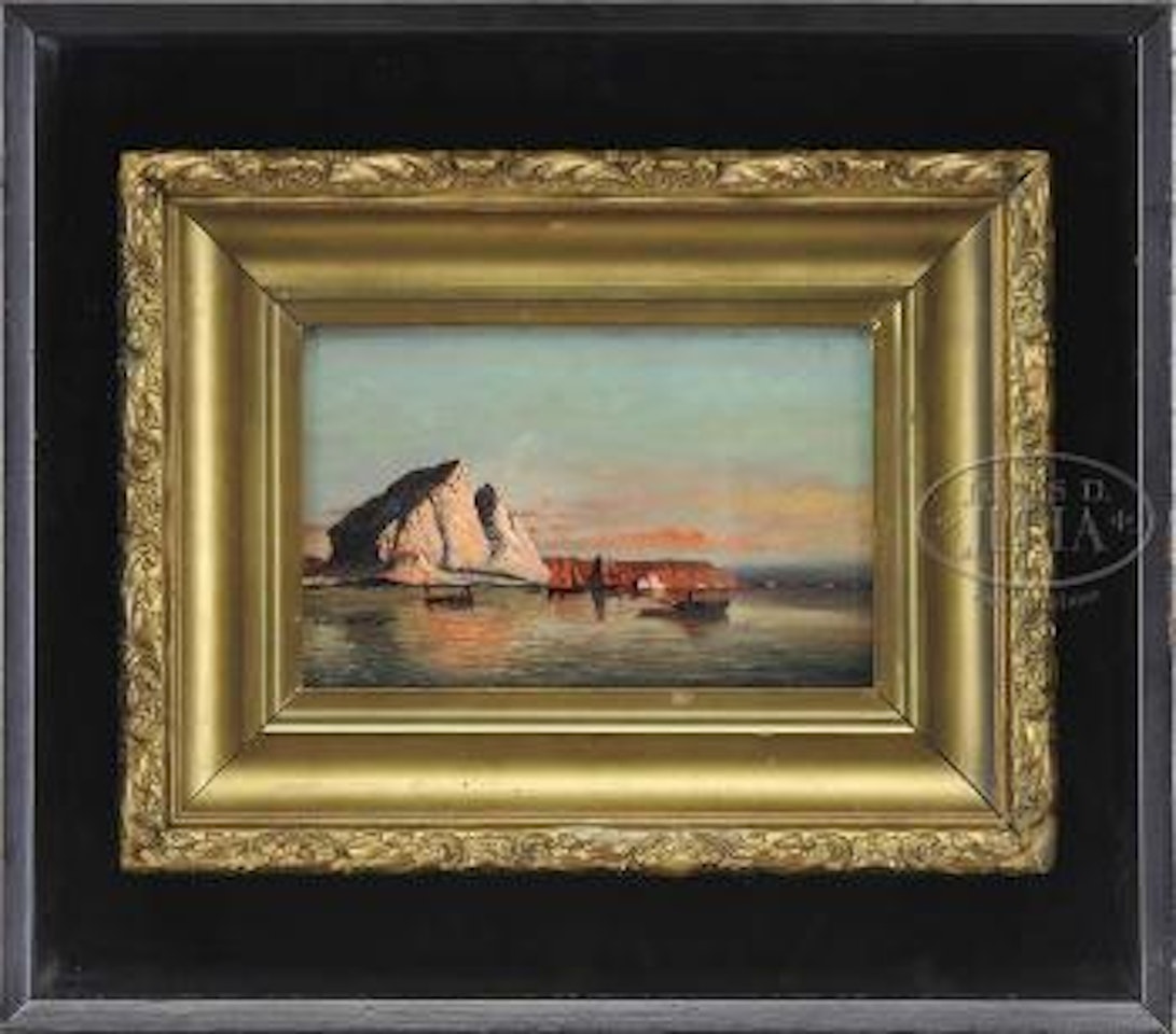 Shipping amongst the icebergs by William Bradford