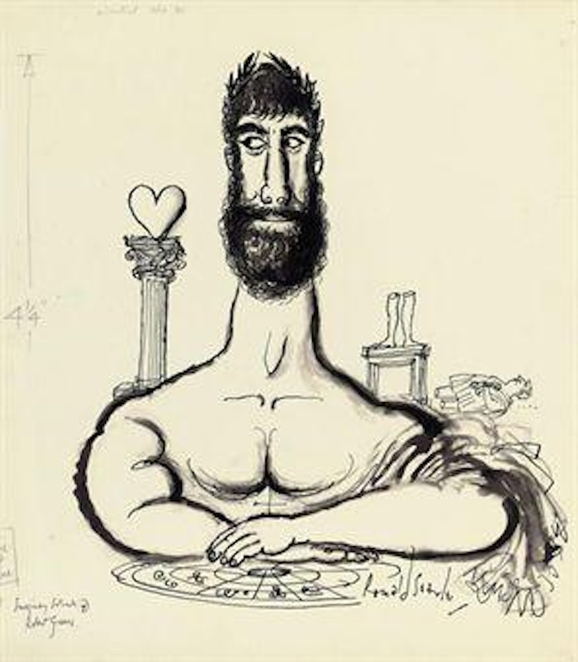 Imaginary Portraits: Robert Graves by Ronald Searle