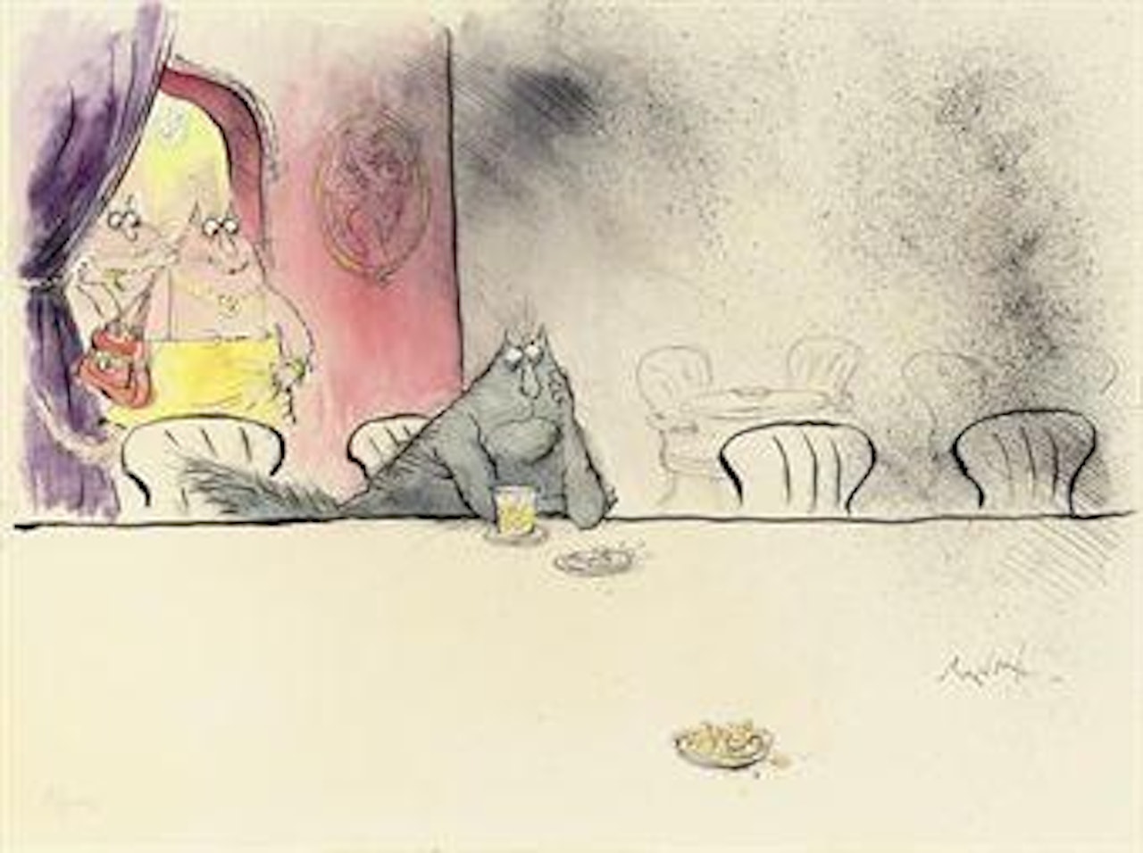 Pigeon by Ronald Searle