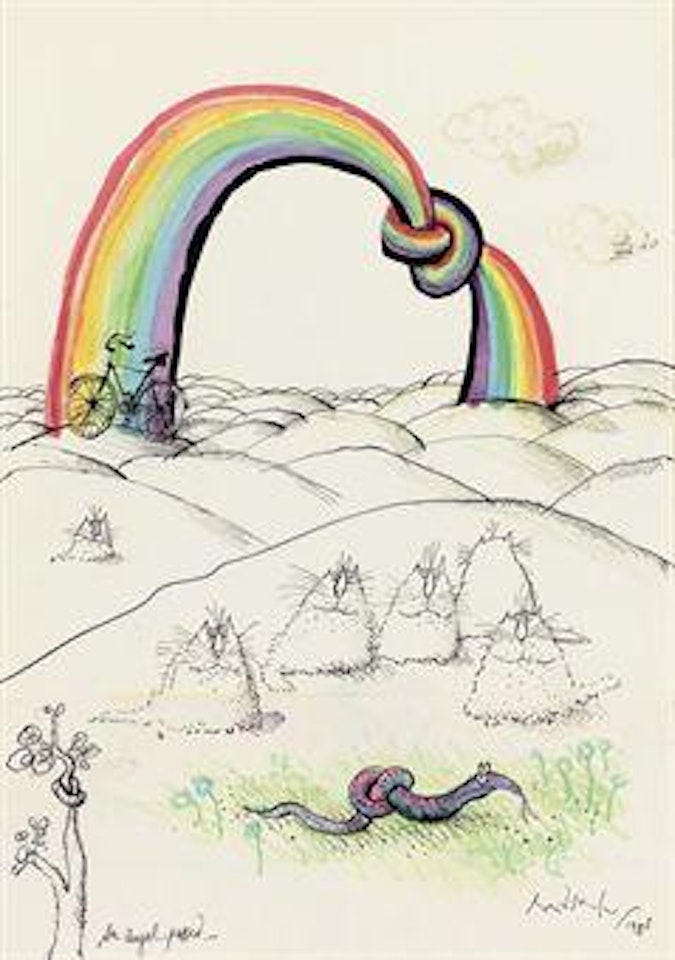 An angel passed by Ronald Searle