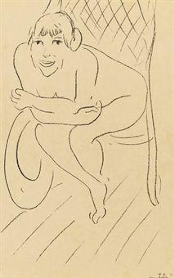 Nu au rocking Chair (Duthuit 410) by Henri Matisse