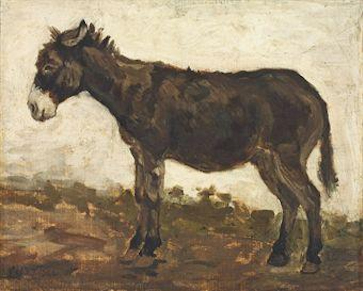 A study of a donkey by John Constable