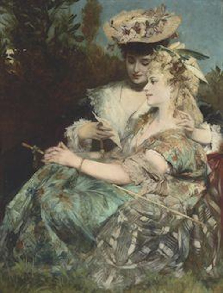 Der Liebesbrief by Hans Makart