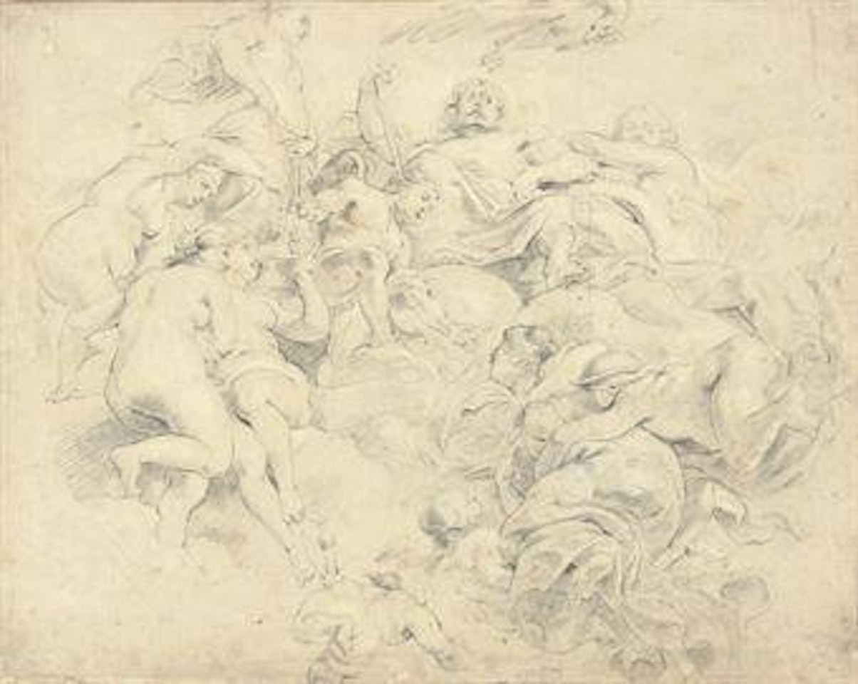 Psyche welcomed to Olympus by Jacob Jordaens