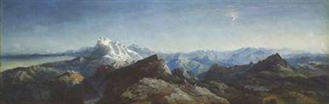 The Gran Sasso, Italy by Carlo Bossoli