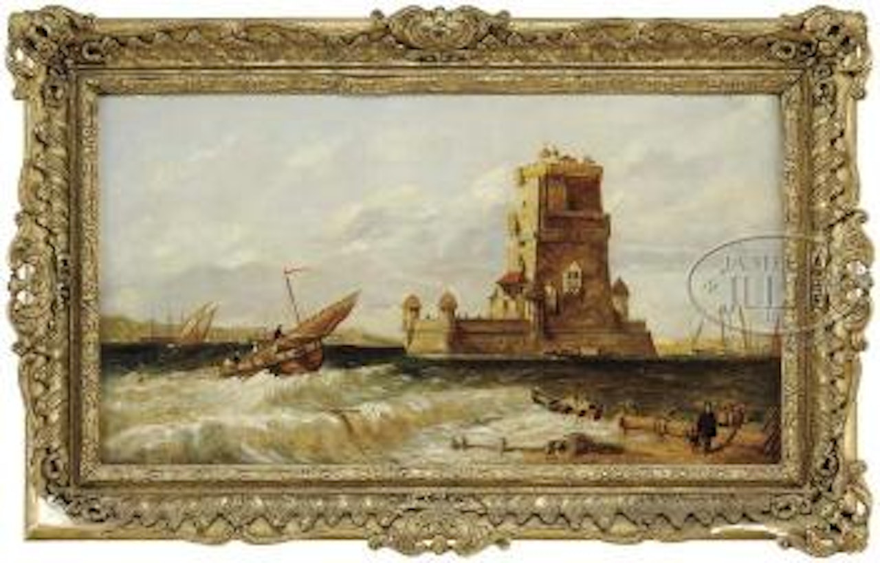 The island castle by Edward William Cooke