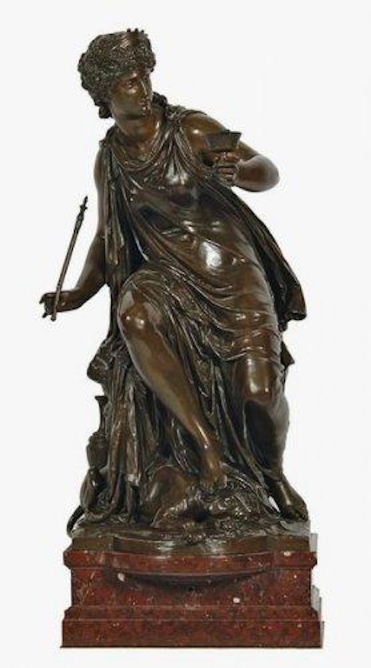 Femme à la panthère by Mathurin Moreau