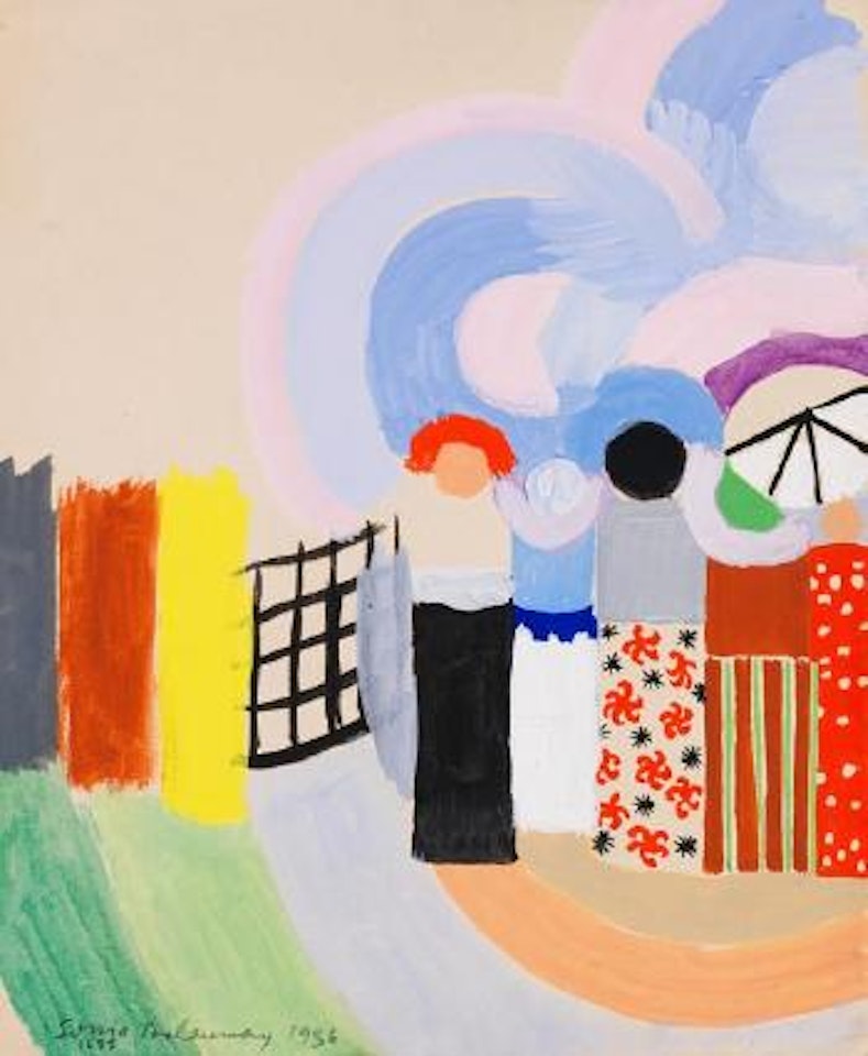 Project pour Voyages lointains by Sonia Delaunay