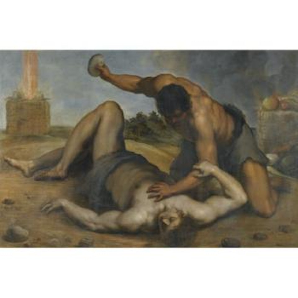 Cain Slaying Abel by Jacopo Palma il Giovane