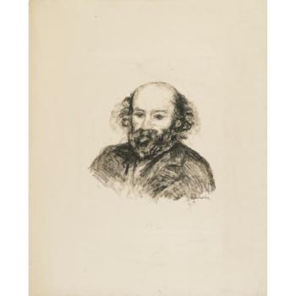 Paul Cézanne by Pierre-Auguste Renoir