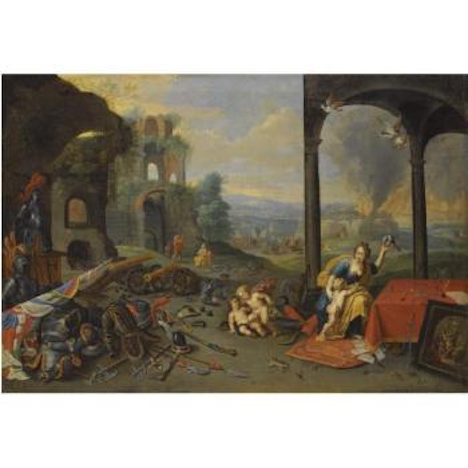 An Allegory Of War by Jan Van Kessel The Elder