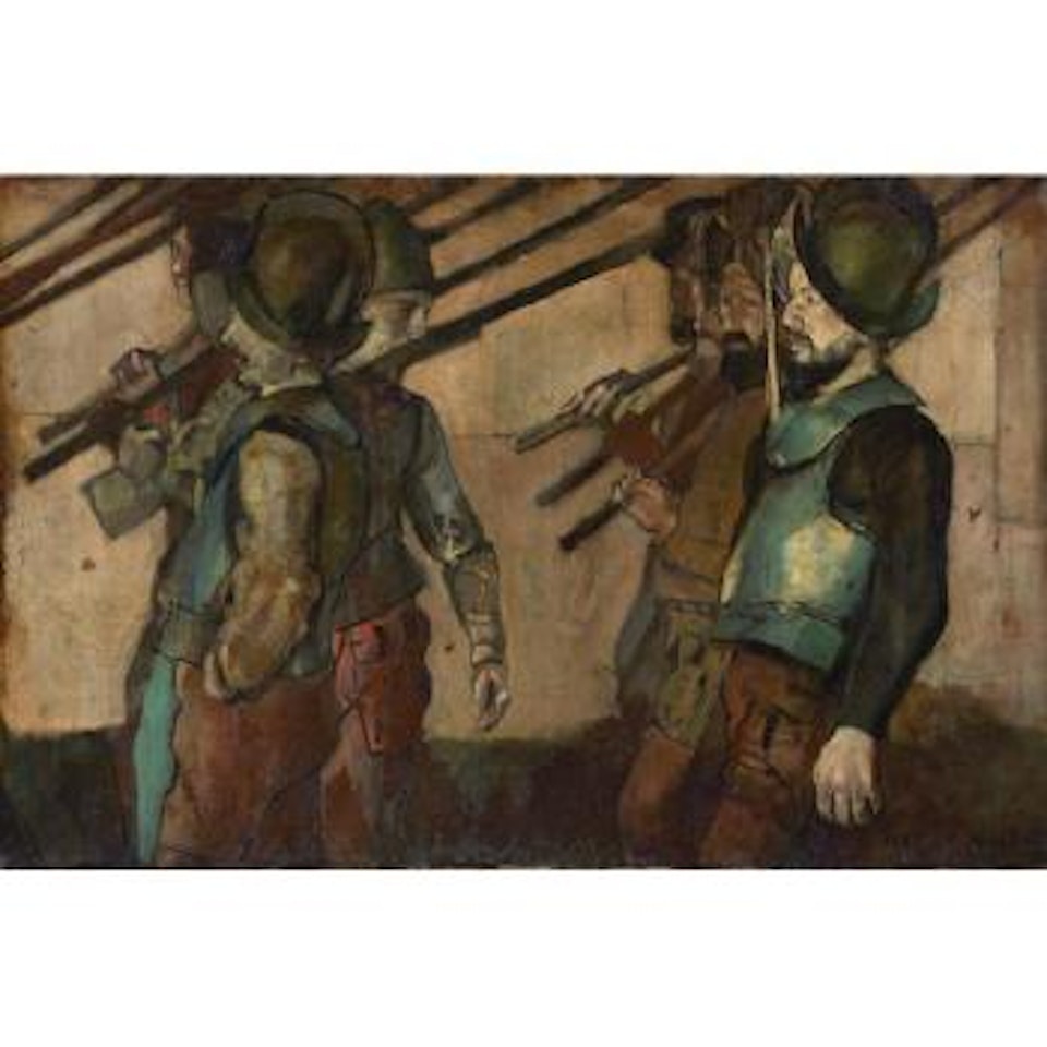 Deux Rangs de Soldats du Cortege de L'Escalade by Ferdinand Hodler