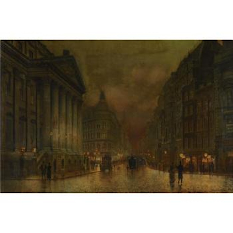 The Mansion House, London by John Atkinson Grimshaw