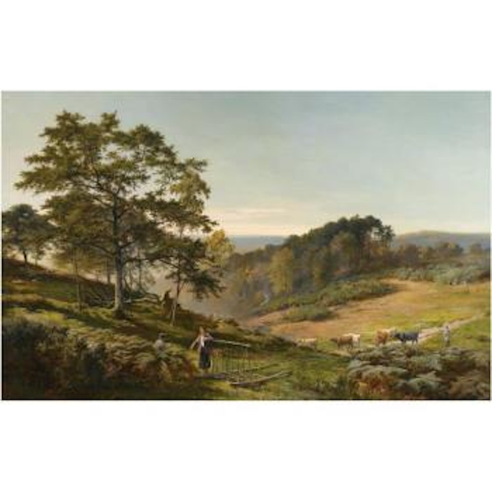 The Bonnie Moor With Bracken Clad by Sidney Richard Percy