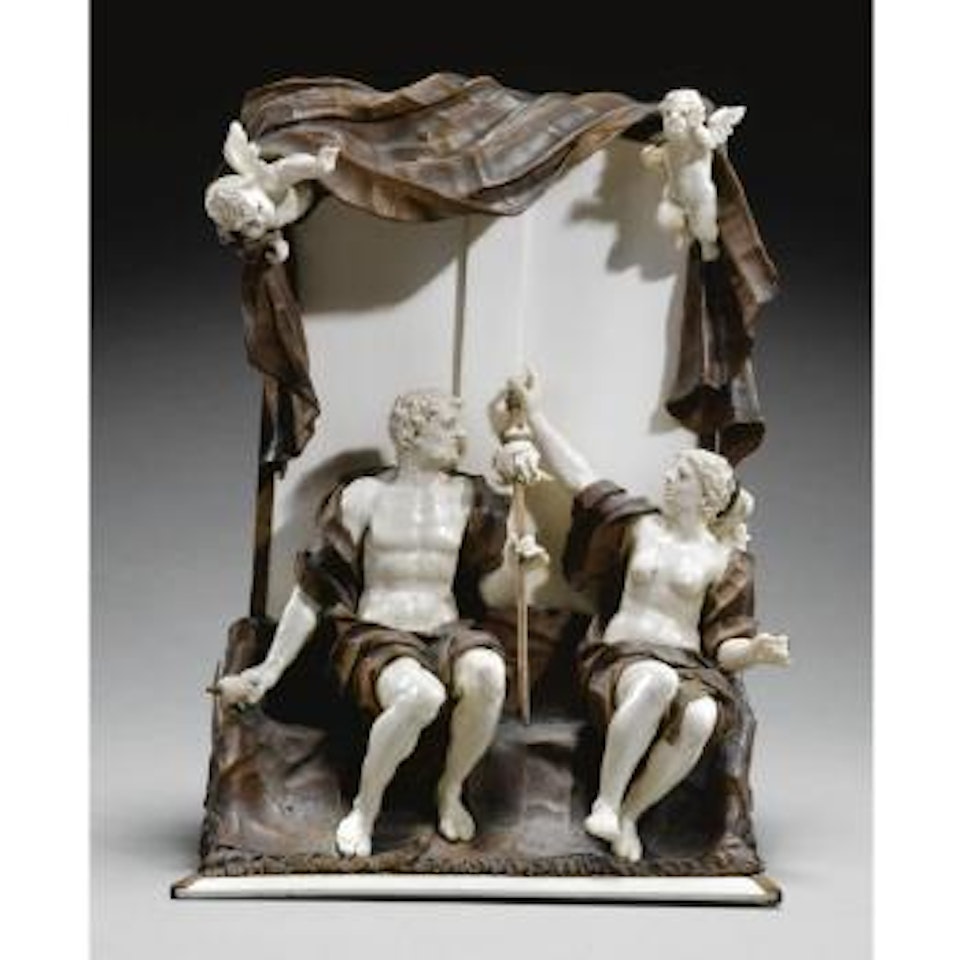 Hercules And Omphale by Simon Troger