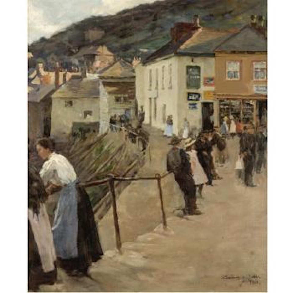 The Harbour At Mousehole by Stanhope Alexander Forbes