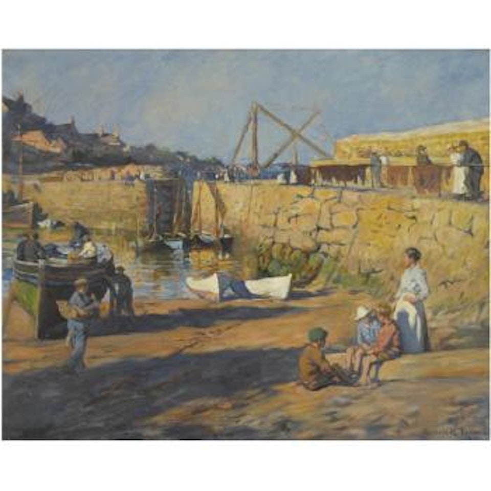 Low Tide At Mousehole by Stanhope Alexander Forbes