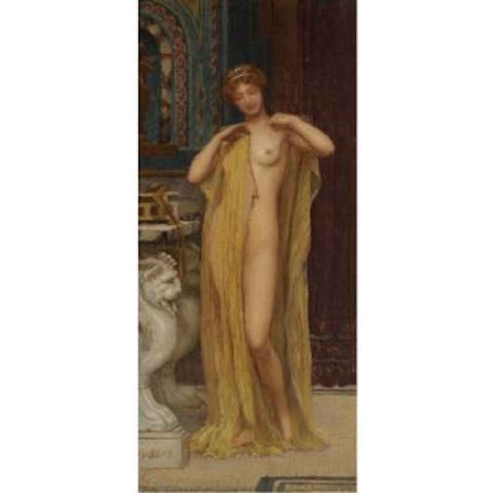 Phyrrha After Her Bath by JOHN WILLIAM GODWARD, R.B.A.