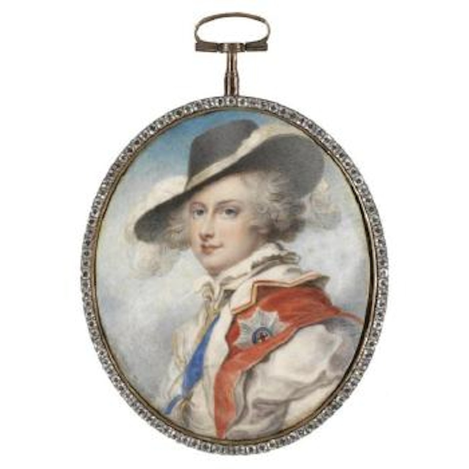 Portrait Of King George IV, When Prince Of Wales (1762-1830) by Richard Cosway