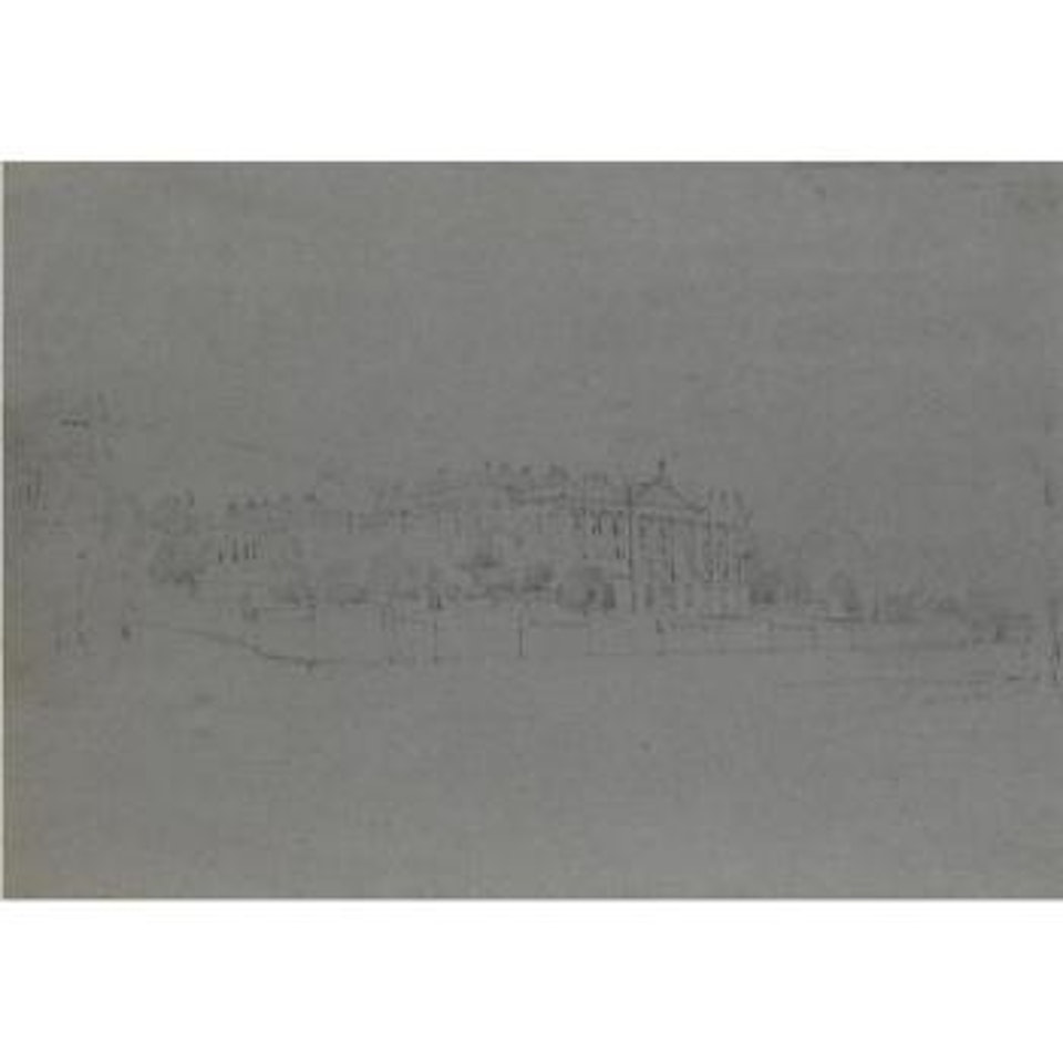 View Of Chatsworth From The East; View From The West, Derbyshire by Thomas Allom