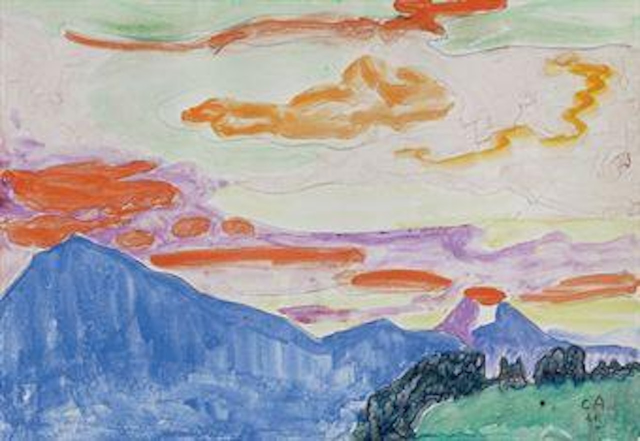 Kalberhöni, 7 Juni 1921 by Cuno Amiet