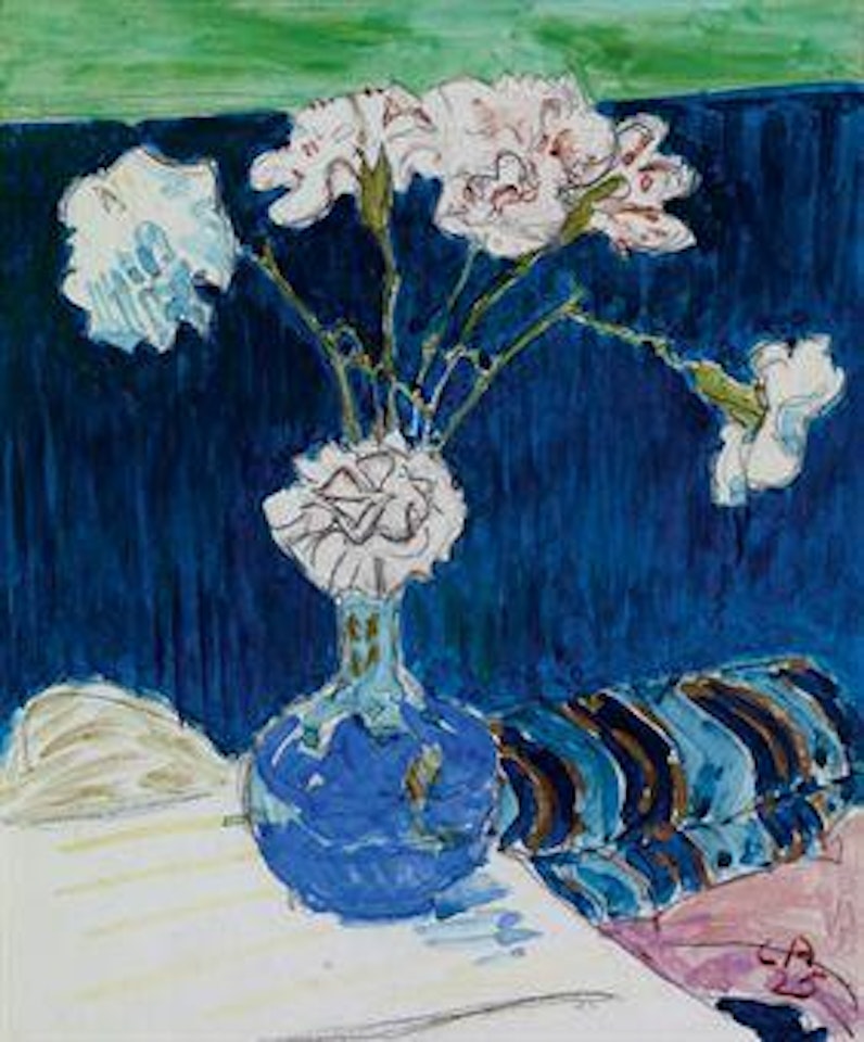 Blumenstillleben mit Nelken by Cuno Amiet