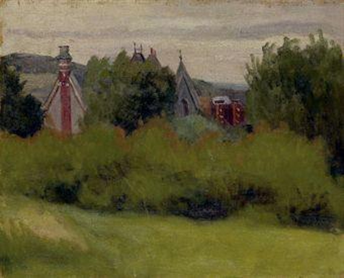 Villa à travers les arbres, Houlgate by Félix Vallotton