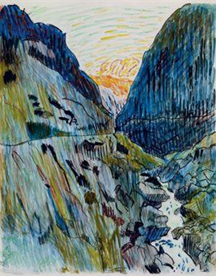 Hinterstockschlucht by Cuno Amiet